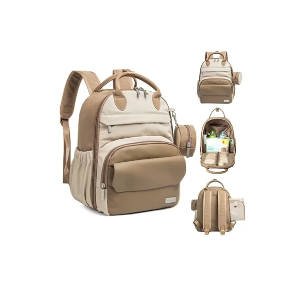 KeaBabies Diaper Bag Backpack, Baby Diaper Bag - Large Baby Diaper Bags for Baby Boy, Girl, Baby Diaper Bag