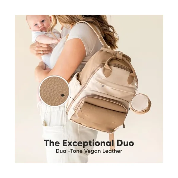 KeaBabies Diaper Bag Backpack, Baby Diaper Bag - Large Baby Diaper Bags for Baby Boy, Girl, Baby Diaper Bag