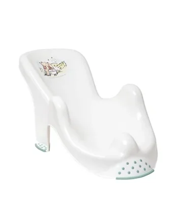 keeeper Disney Winnie the Pooh Anatomical Baby Bath Seat, for 0 to 6 Months, Anti-Slip Rubber Feet, Leon, White