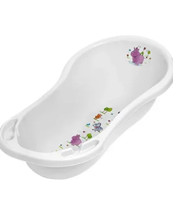 keeeper Hippo Ergonomic Baby Bath, From 0 to 12 months, 100 cm, Wiktoria, White