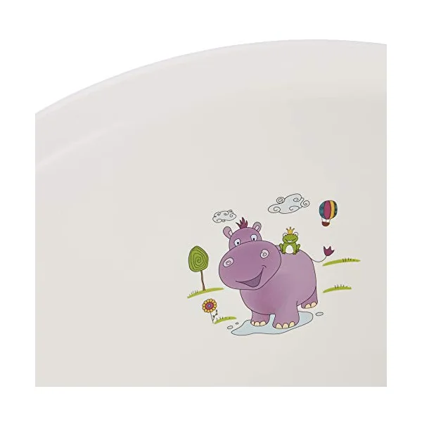 keeeper Hippo Ergonomic Baby Bath, From 0 to 12 months, 100 cm, Wiktoria, White