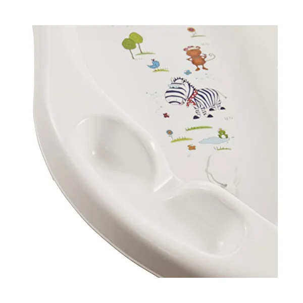 keeeper Hippo Ergonomic Baby Bath, From 0 to 12 months, 100 cm, Wiktoria, White