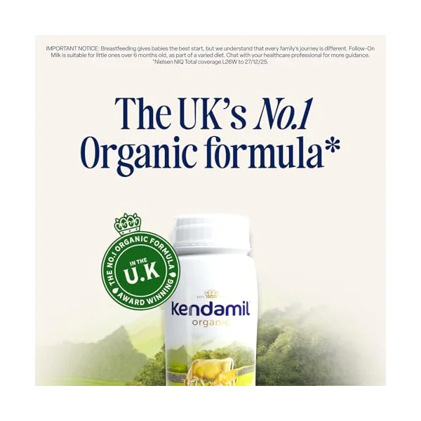 Kendamil Organic Ready to Feed Follow On Milk 6x200ml
