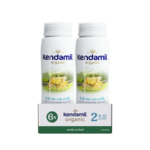 Kendamil Organic Ready to Feed Follow On Milk 6x200ml