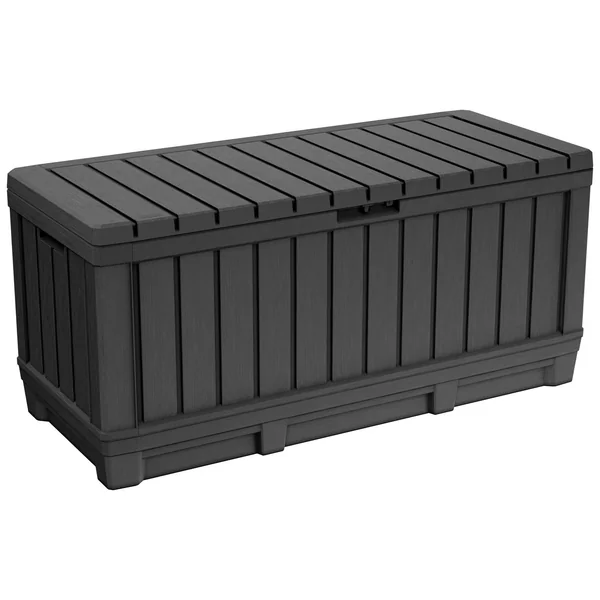 Keter Kentwood 350L Outdoor Garden Storage Box - Grey