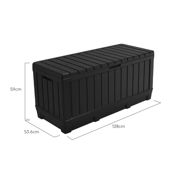 Keter Kentwood 350L Outdoor Garden Storage Box - Grey
