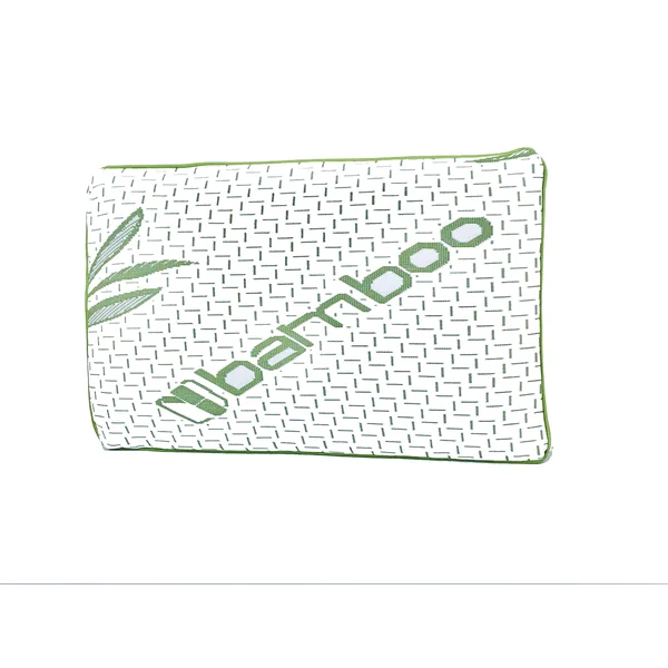 Kids Bamboo Memory Foam Cot Pillow Breathable Anti Allergenic Memory Foam Pillow with Removable Bamboo Cover 25cm X 40cm