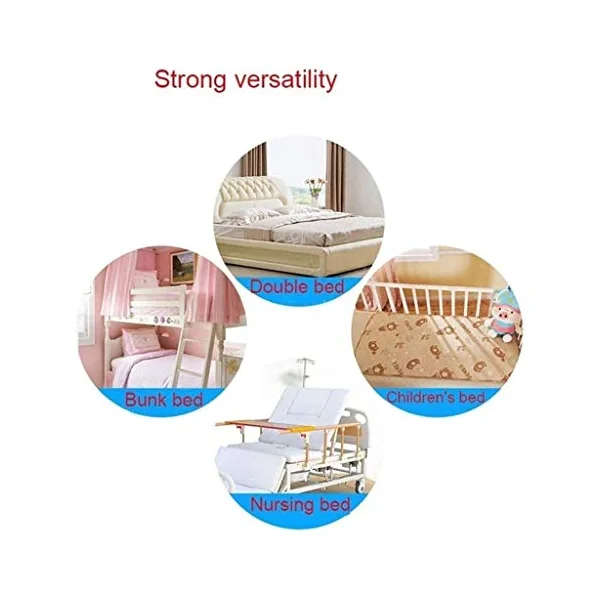 Kids Bed Rail Guard Safety Side Guard Bed Rail Bumper Single Bed Rail One Key Folding Bed Guard Rails For Elderly Child Adults Toddler Handicap (Size:15CM)
