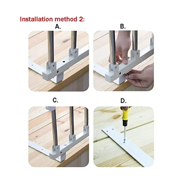 Kids Bed Rail Guard Safety Side Guard Bed Rail Bumper Single Bed Rail One Key Folding Bed Guard Rails For Elderly Child Adults Toddler Handicap (Size:15CM)