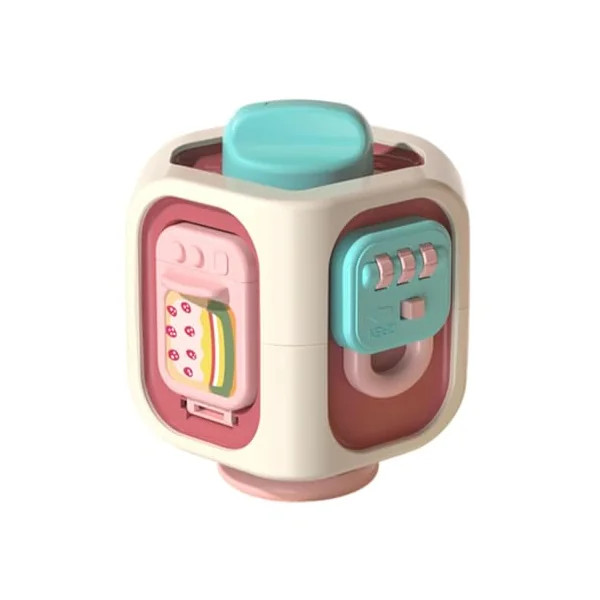 Kids Cube Toy 6-Sided Relief Sensory Interactive Toys | Kids Sensory Activity Busy Cube for Boys Girls Home School Classroom Homeschool Car Party Birthday