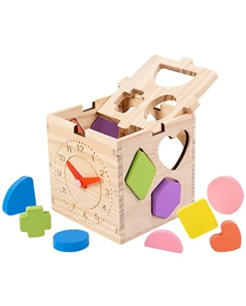 Kids Learning Sorting and Wooden Intelligence Shape Sorter Toy 29