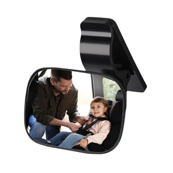 Kids Mirror for Car 360 Degree Rotation Glass | 360 Degree Rotatio Kids Car Seat Mirror Rear Facing for SUV Truck Backseat Travel Viewing Road Trips