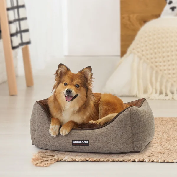Kirkland Signature 21" x 25" Rectangular Nuzzler Ped Bed in Brown