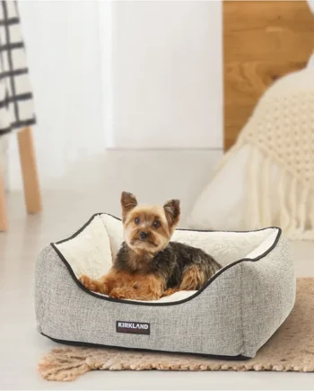 Kirkland Signature 21" x 25" Rectangular Nuzzler Ped Bed in Grey