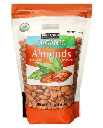 Kirkland Signature Organic Whole Almonds, 771g