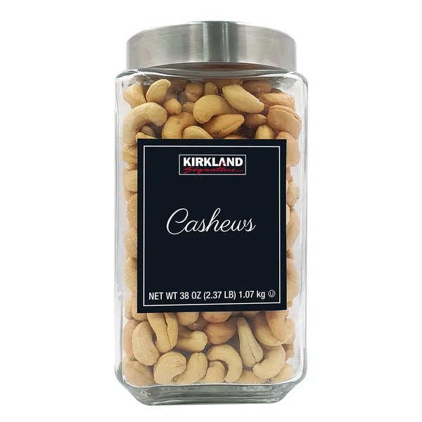 Kirkland Signature Salted Cashews Jar, 1.07kg