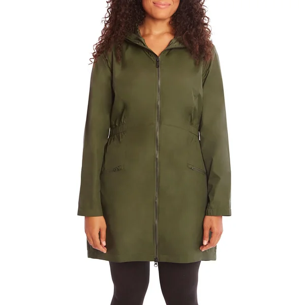 Kirkland Signature Women's Hooded Lightweight Jacket in Duffle Bag, Extra Small