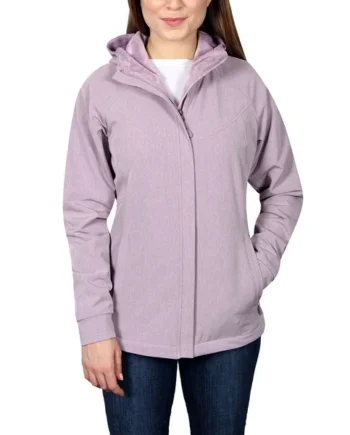 Kirkland Signature Women's Softshell Jacket in Purple, Extra Large