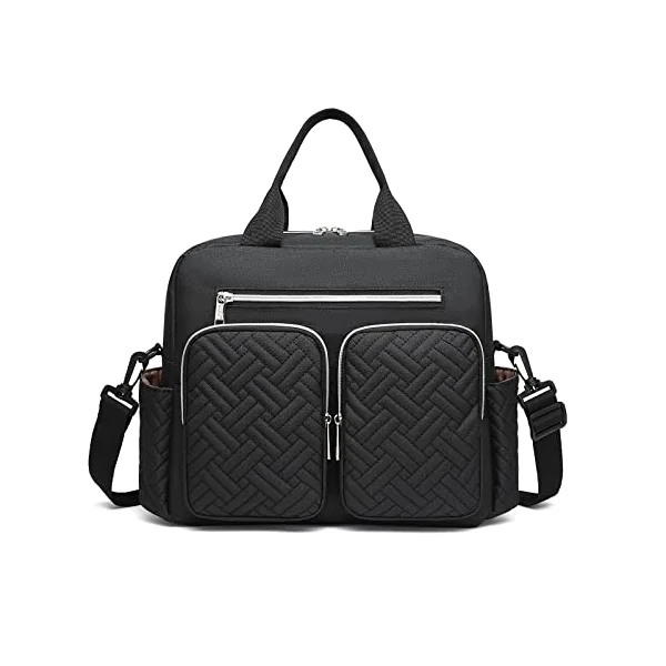 Kono Baby Changing Bag Multi-Functional Nappy Tote with Stroller Straps | 3 Insulated Bottle Pockets, Wet Dry Separation, Water Resistant Diaper Bag, Ideal Maternity Hospital Bag for Mum and Dad