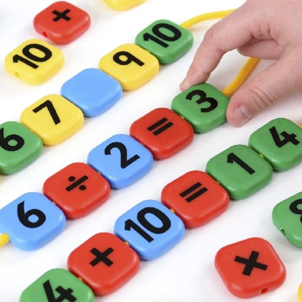 Lacing Number Beads