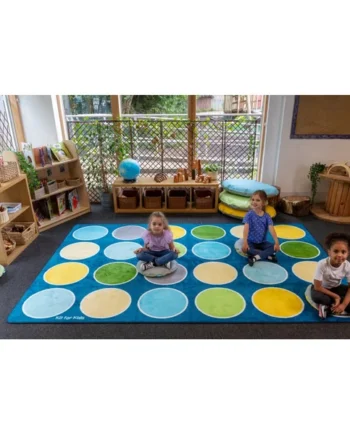 Lake Circles Rectangular Placement Carpet 3x2m