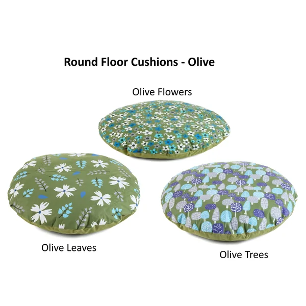 Large Round Floor Cushions