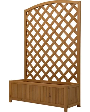 Lattice Wooden Garden Planter - Large