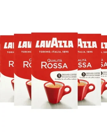 Lavazza Qualita Rossa Ground Coffee, 6 x 500g