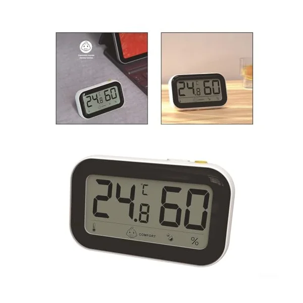LCD Digital Room Thermometer Hygrometer, Temperature Humidity Monitor or Bedroom, Baby Room, Greenhouse