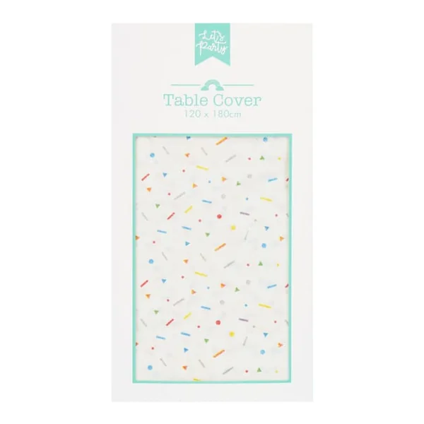 Let's Party Confetti Table Cover