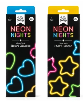 Let's Party Glow Sticks Glasses x2