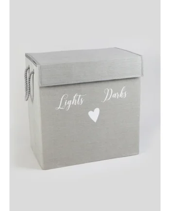 Lights & Darks Section Laundry Basket