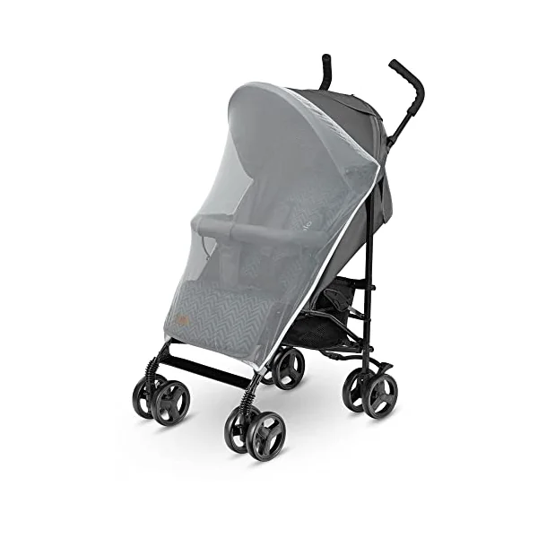 LIONELO Elia Lightweight Foldable Pushchair from 6 Months to 3 Years | XXL Canopy, 5-Point Harness, Shock-Absorbing Wheels, Large Shopping Basket and Compact Fold