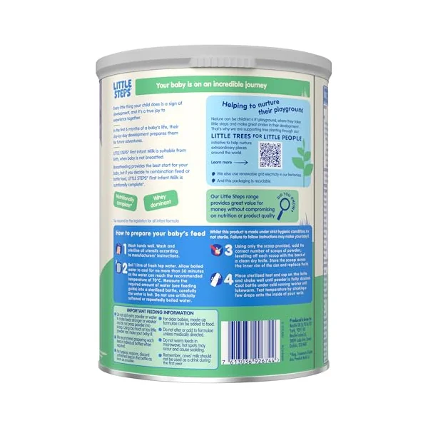 Little Steps by SMA Formula First Infant Milk From Birth, 800g (Pack of 1)