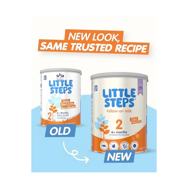 LITTLE STEPS Stage 2 Follow-on Baby Milk Formula Powder From 6-12 Months 800g