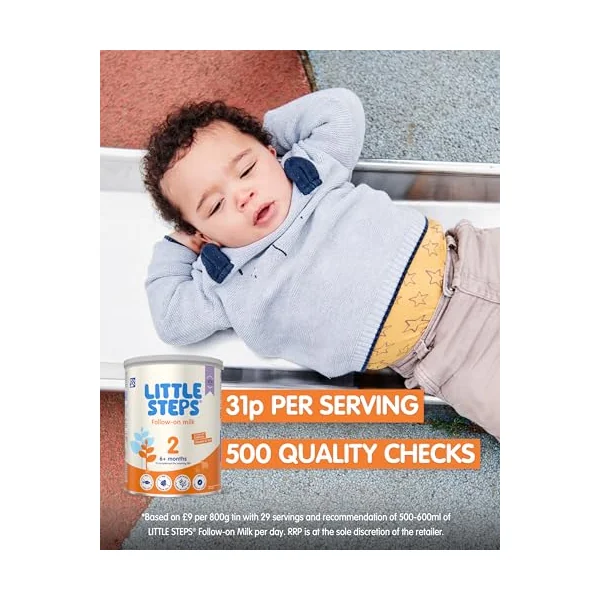 LITTLE STEPS Stage 2 Follow-on Baby Milk Formula Powder From 6-12 Months 800g