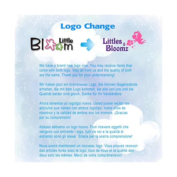 Littles & Bloomz, Reusable Pocket Cloth Nappy, Fastener: Hook-Loop, Set of 1, Pattern 58, Without Insert