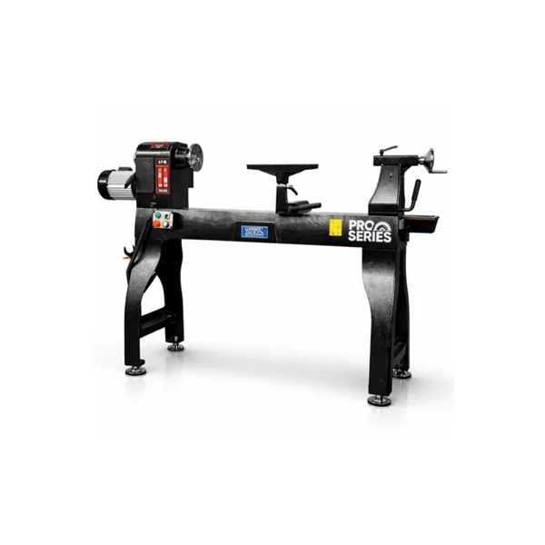Lumberjack PRO SERIES Professional Wood Lathe with DELTA Inverter and Cast Iron Body