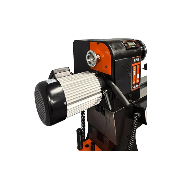 Lumberjack PRO SERIES Professional Wood Lathe with DELTA Inverter and Cast Iron Body