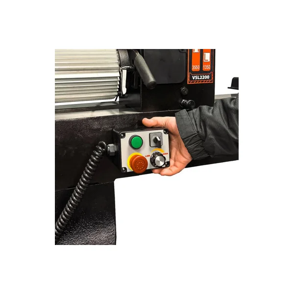 Lumberjack PRO SERIES Professional Wood Lathe with DELTA Inverter and Cast Iron Body
