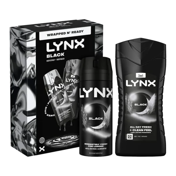 Lynx Duo Gift Set - Black