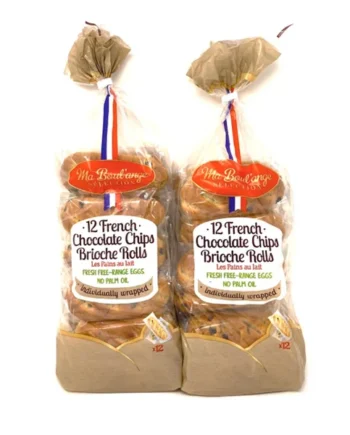 Ma Boul'ange Chocolate Chip Brioche Rolls, 2 x 12 Pack