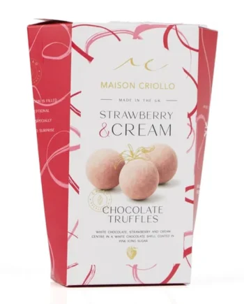 Maison Criollo Chocolate Truffles100g - Strawberry & Cream