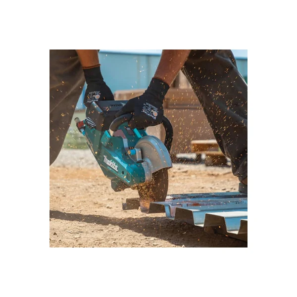 Makita DCE090ZX1 Twin 18v 36v 9" Cordless Brushless Disc Cutter 2x Diamond Blade