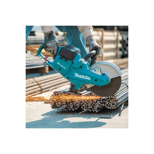Makita DCE090ZX1 Twin 18v 36v 9" Cordless Brushless Disc Cutter 2x Diamond Blade