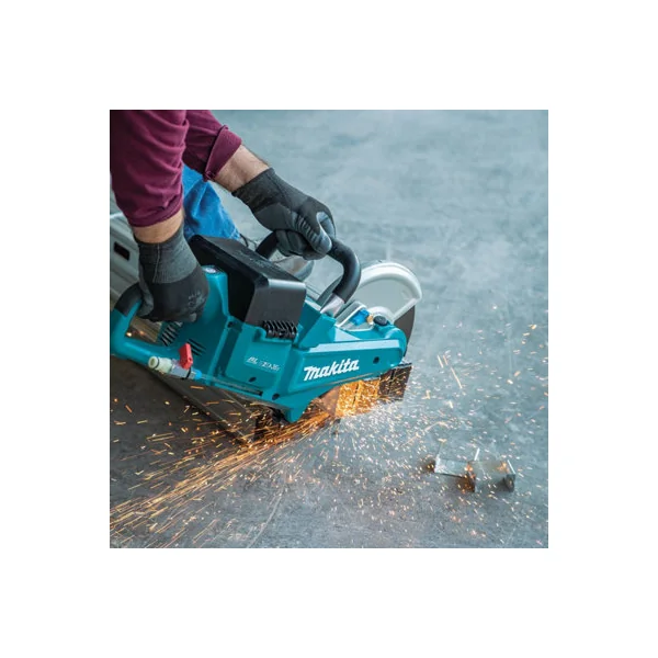 Makita DCE090ZX1 Twin 18v 36v 9" Cordless Brushless Disc Cutter 2x Diamond Blade