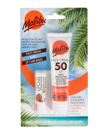 Malibu Face Cream - SPF50 40ml & Lipcare Balm 5ml - SPF30