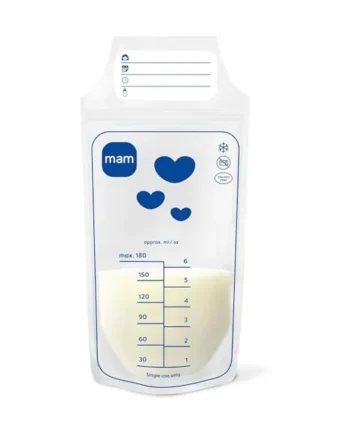 MAM Breast Milk Milk Storage Bags, 100 Pack, Pre-Sterilised