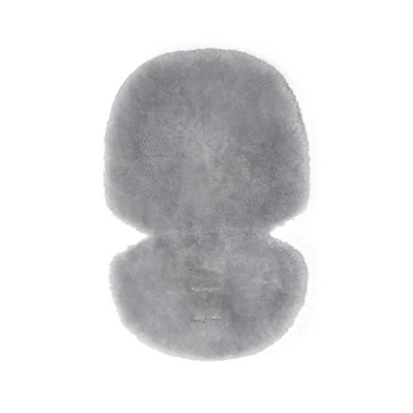 Mamas & Papas Baby Luxury Sheepskin Liner for Pram, Pushchair, Buggy, Stroller – Grey | Natural Sheepskin Pram Liner, Temperature Regulating Baby Liner, Breathable Stroller Sheepskin, Soft Wool Pram Insert