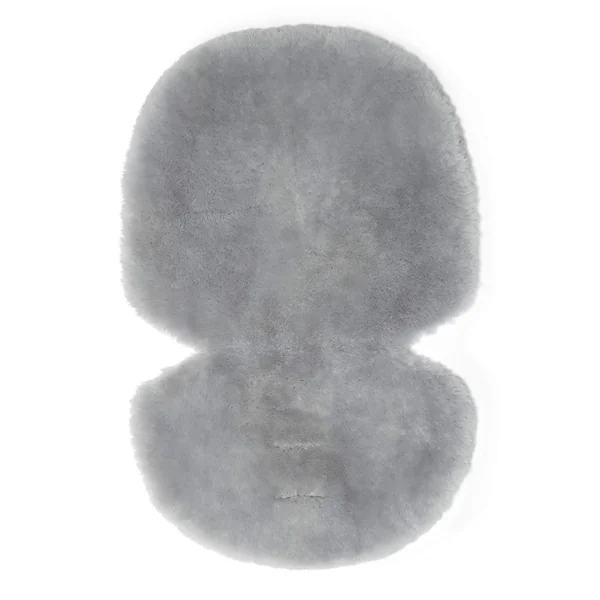 Mamas & Papas Baby Luxury Sheepskin Liner for Pram, Pushchair, Buggy, Stroller – Grey | Natural Sheepskin Pram Liner, Temperature Regulating Baby Liner, Breathable Stroller Sheepskin, Soft Wool Pram Insert